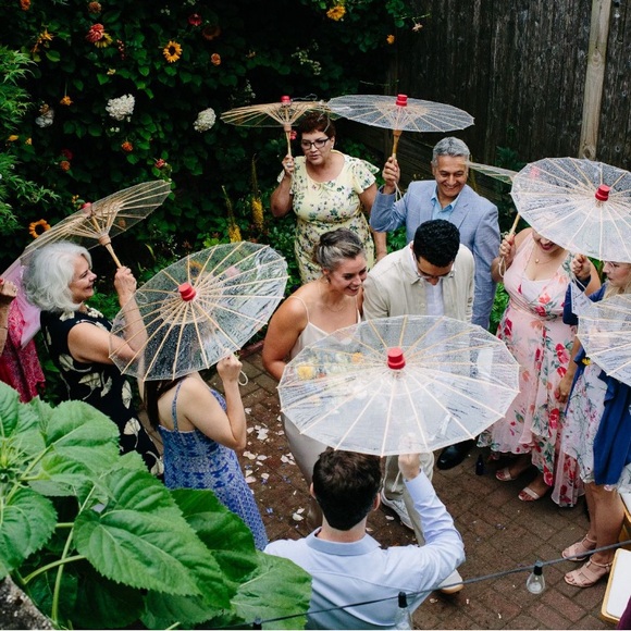 Brelli Clear Waterproof Parasol Umbrella - Picture 2 of 6